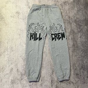 HEAVYWEIGHT LUX SWEATPANTS FLAME - GREY